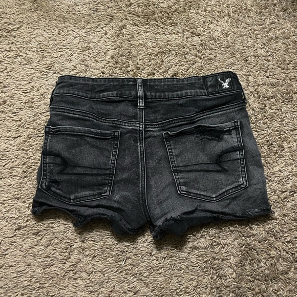 american eagle black jean shorts - Picture 2 of 2